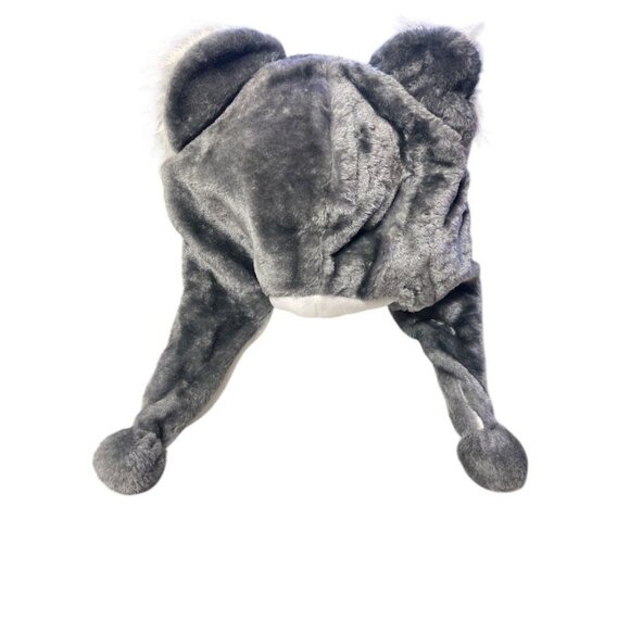 Koala Plush Animal Winter Hat With Earflaps For Adults & Kids - Picture 2 of 2